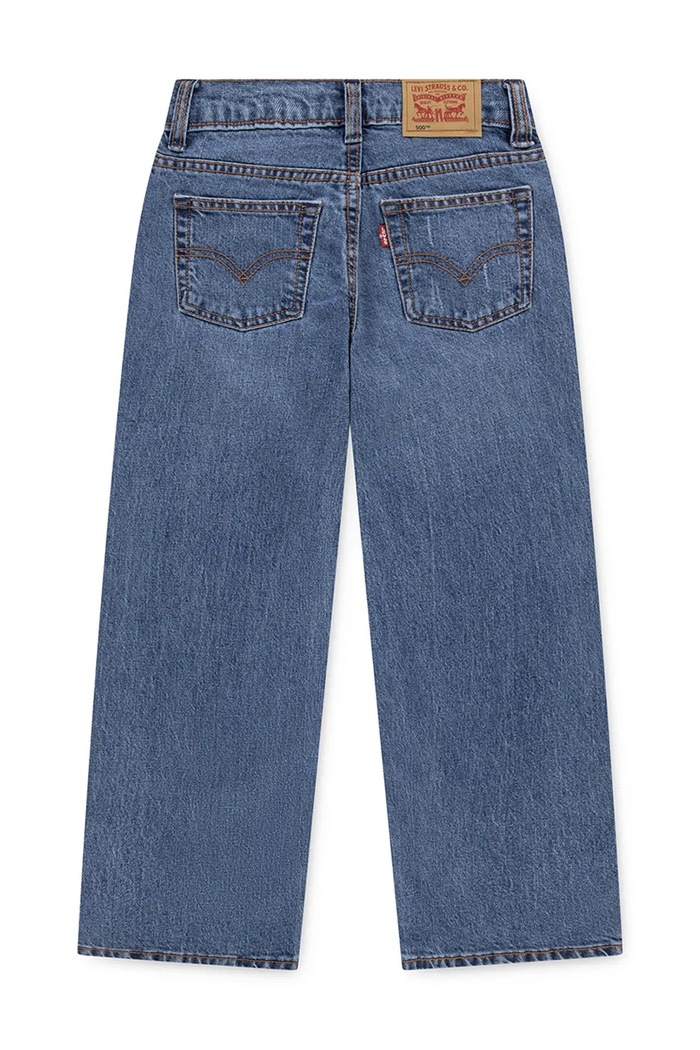 Αγορίστικα Levi's τζιν wide leg παιδικά 578 BAGGY JEANS 8EN692.DAR μπλε