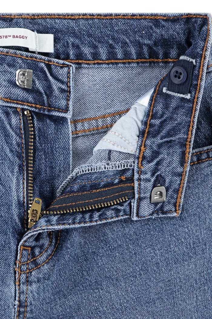 Levi's τζιν wide leg παιδικά 578 BAGGY JEANS 8EN692.DAR μπλε