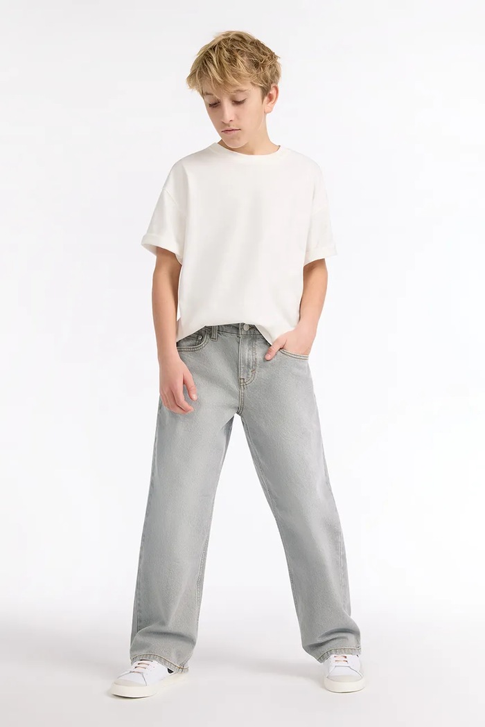 Levi's τζιν χαλαρά παιδικά 578 BAGGY JEANS γκρί 9EN692.LD4
