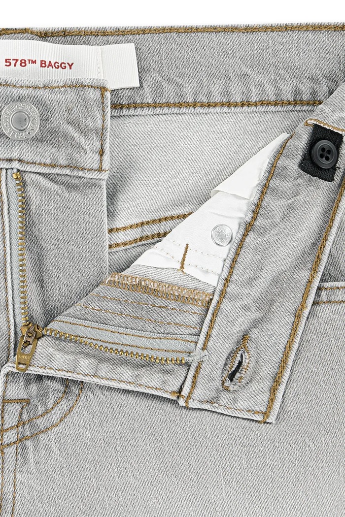 Levi's τζιν χαλαρά παιδικά 578 BAGGY JEANS 9EN692.LD4 γκρί