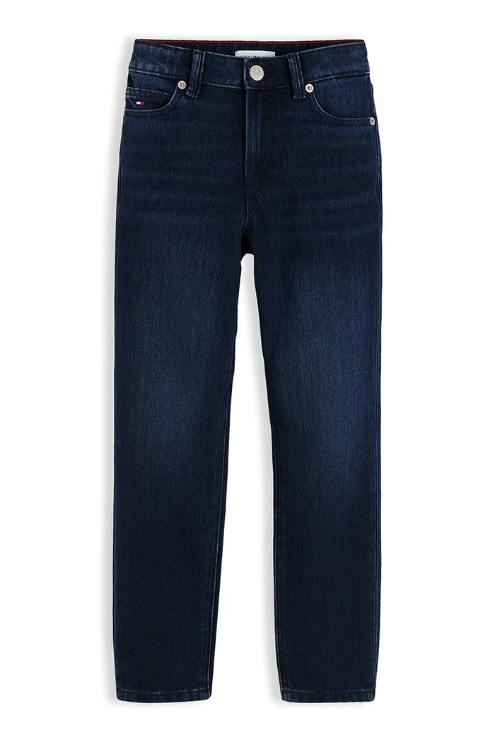 Tommy Hilfiger Jeansy straight dziecięce STRAIGHT KB0KB10685.9BY2 granatowy AW26