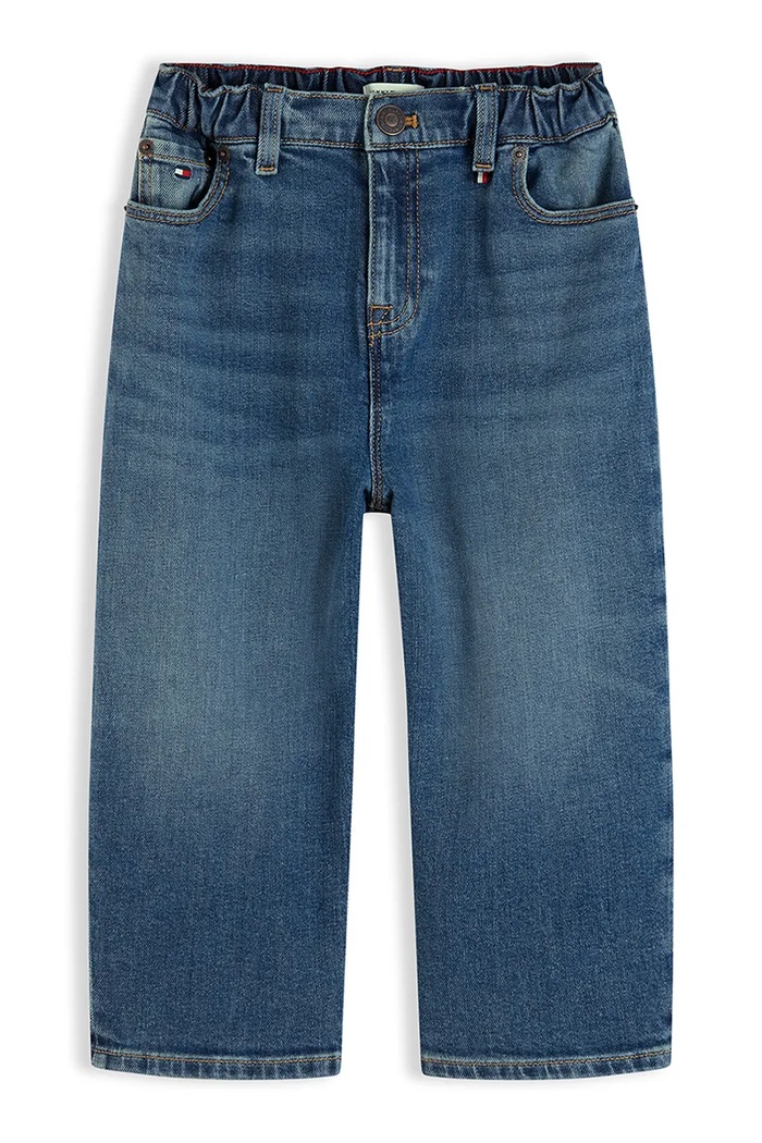 Tommy Hilfiger Jeansy wide leg dziecięce RELAXED KB0KB10748.9BY2 niebieski AW26