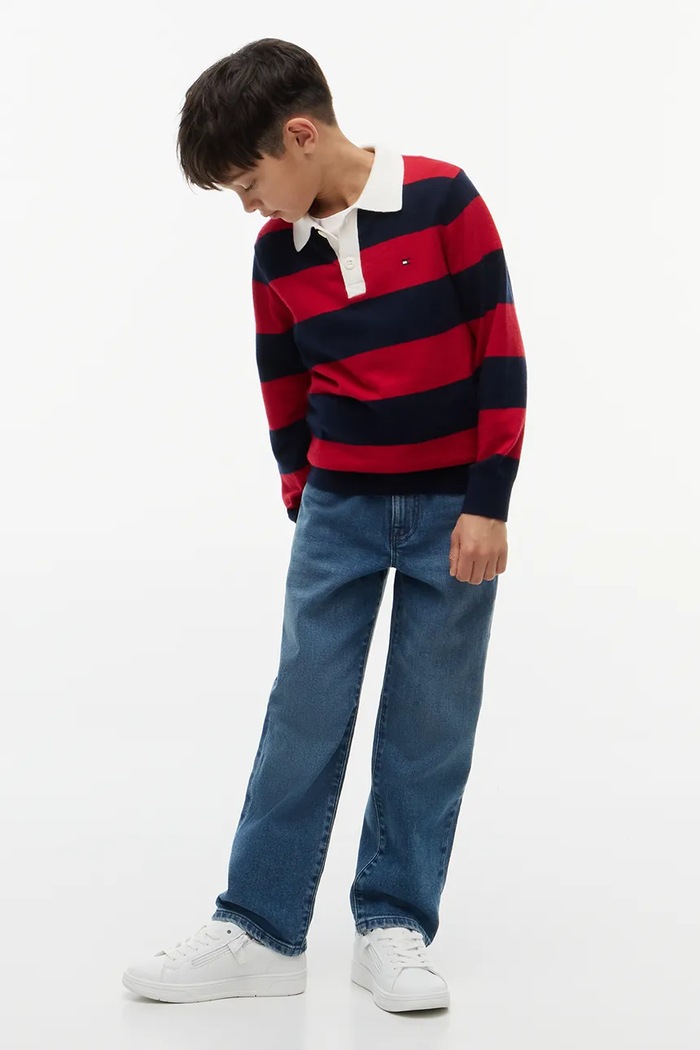 Jeansy relaxed fit dziecięce RELAXED Tommy Hilfiger KB0KB10681.9BY2 niebieski