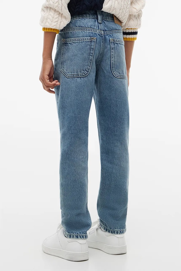Chłopiec Tommy Hilfiger Jeansy straight dziecięce STRAIGHT KB0KB10762.104.122.9BY2 niebieski