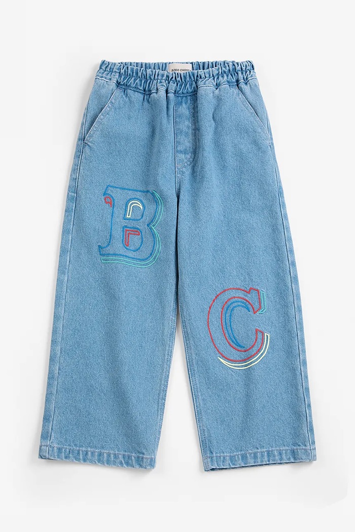 Bobo Choses Τζιν χαλαρά παιδικά 226AC120 μπλε AW26