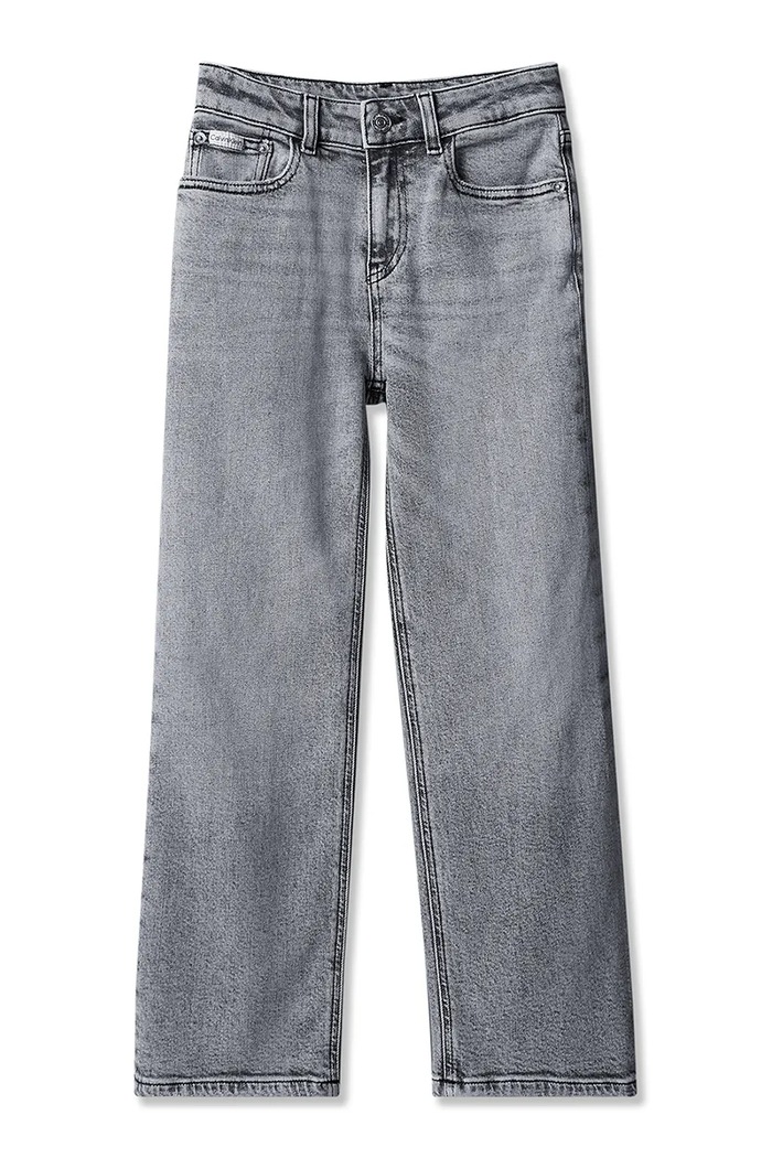 Calvin Klein Jeans jeansy dziecięce Skater LVCKTJC72B.9BY2 szary AW26