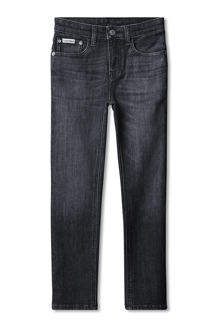 Calvin Klein Jeans jeansy slim fit dziecięce Slim LVCKTJC19B.9BY2 czarny AW26