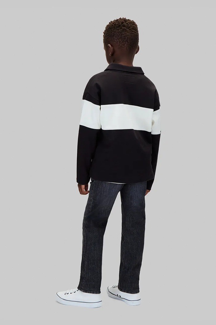 Calvin Klein Jeans jeansy slim fit dziecięce Slim czarny LVCKTJC19B.9BY2