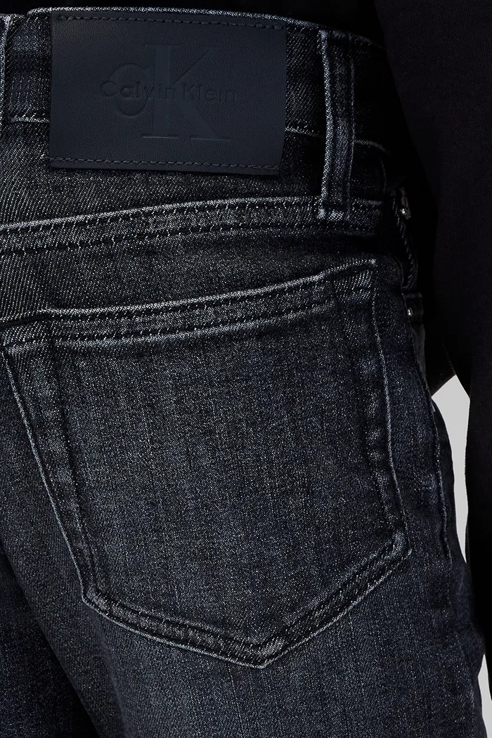Calvin Klein Jeans jeansy slim fit dziecięce Slim LVCKTJC19B.9BY2 czarny