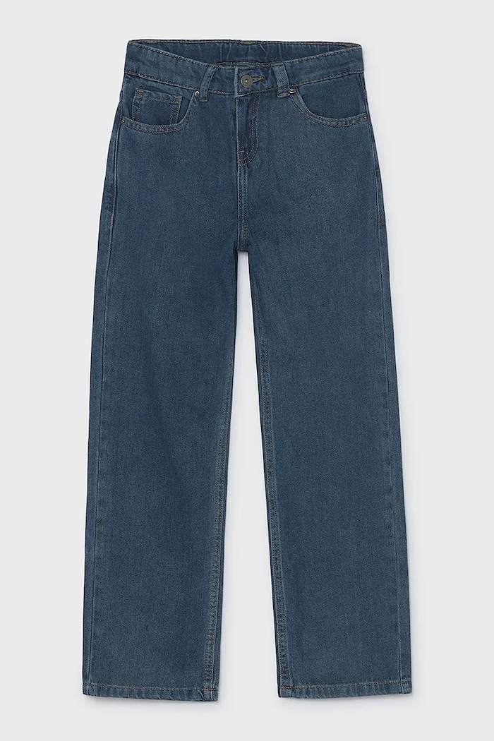 Mayoral Rifle wide leg detské denim wide fit modrá 7515.7F.Junior.9BY2