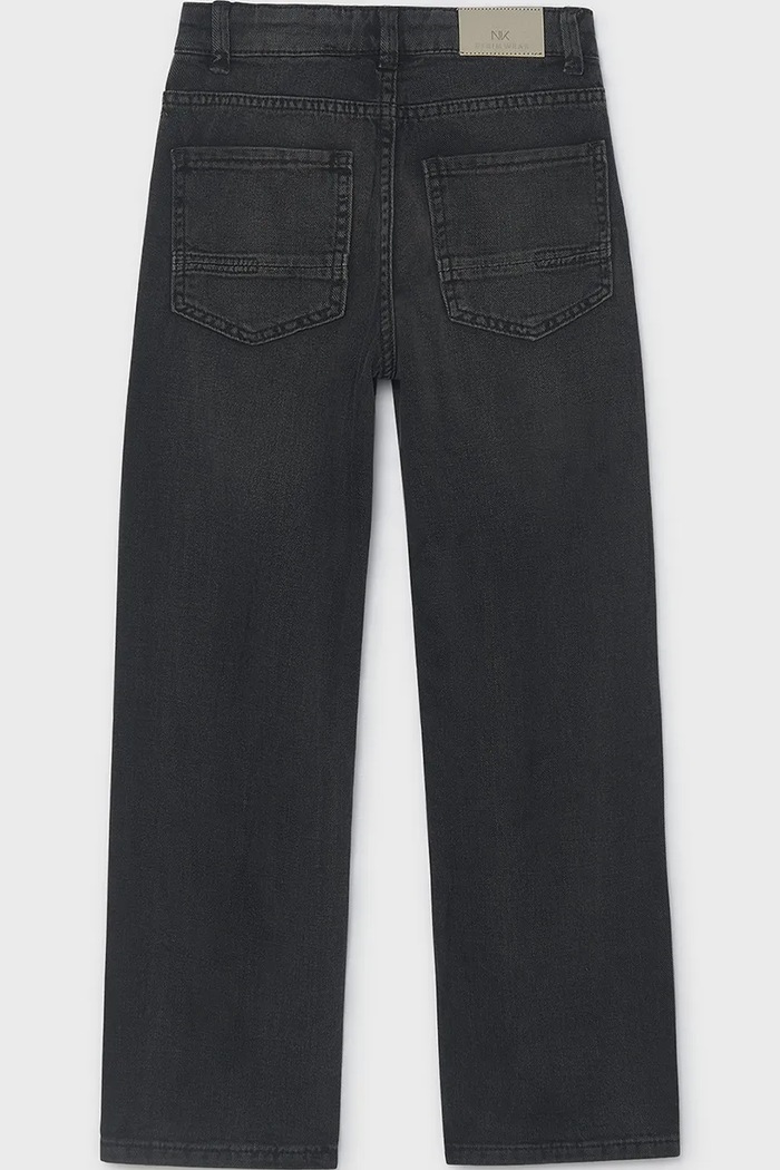 Mayoral Wide leg traperice za djecu denim wide fit 7515.7F.Junior.9BY2 crna AW26