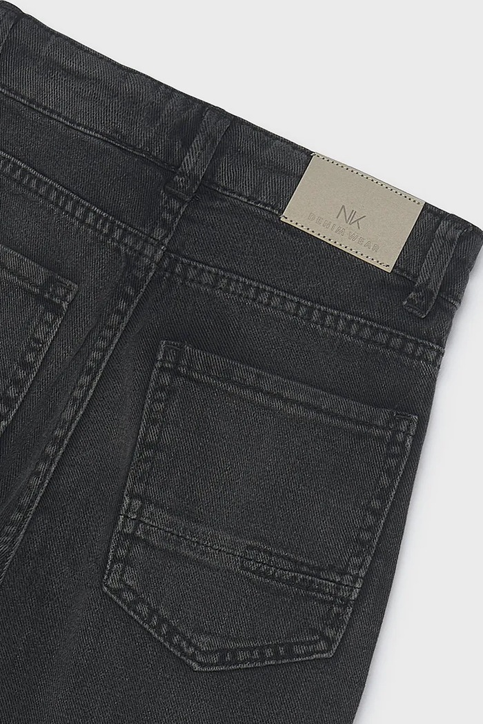 Dječaci Mayoral Wide leg traperice za djecu denim wide fit 7515.7F.Junior.9BY2 crna