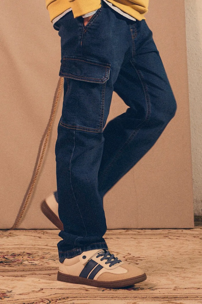 Traperice za djecu soft denim jogger Mayoral plava 7506.7A.Junior.9BY2