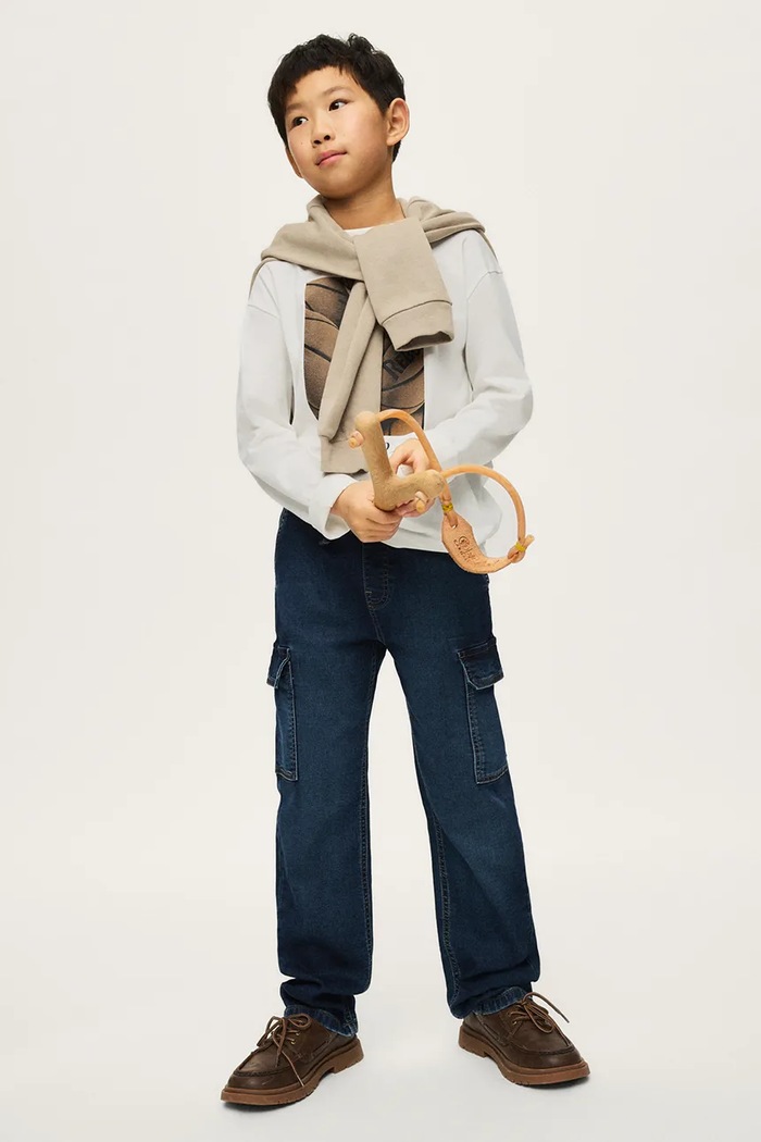 Mayoral Traperice za djecu soft denim jogger 7506.7A.Junior.9BY2