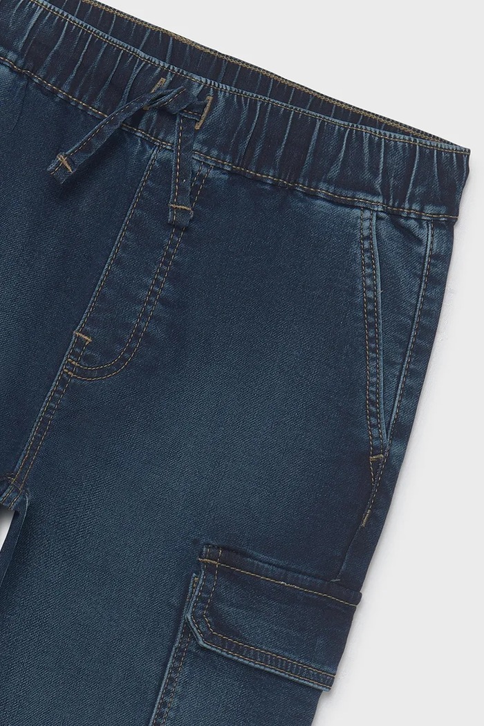 Traperice za djecu soft denim jogger Mayoral 7506.7A.Junior.9BY2 plava