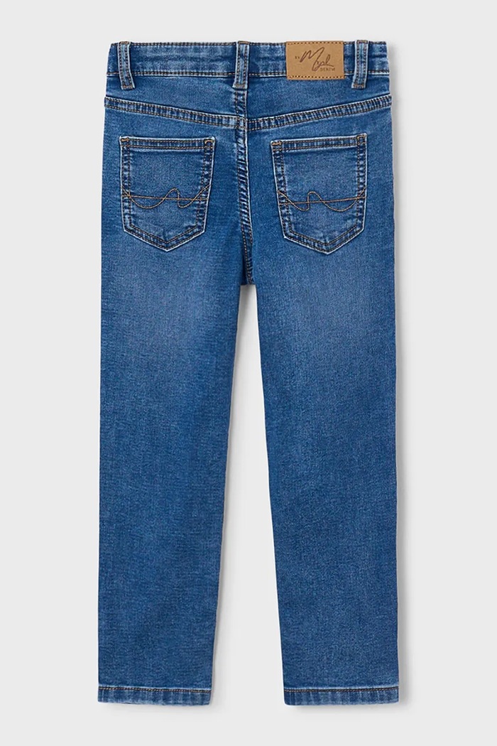 Dječaci Mayoral traperice za djecu soft denim 4516.5H.Mini.9BY2 plava