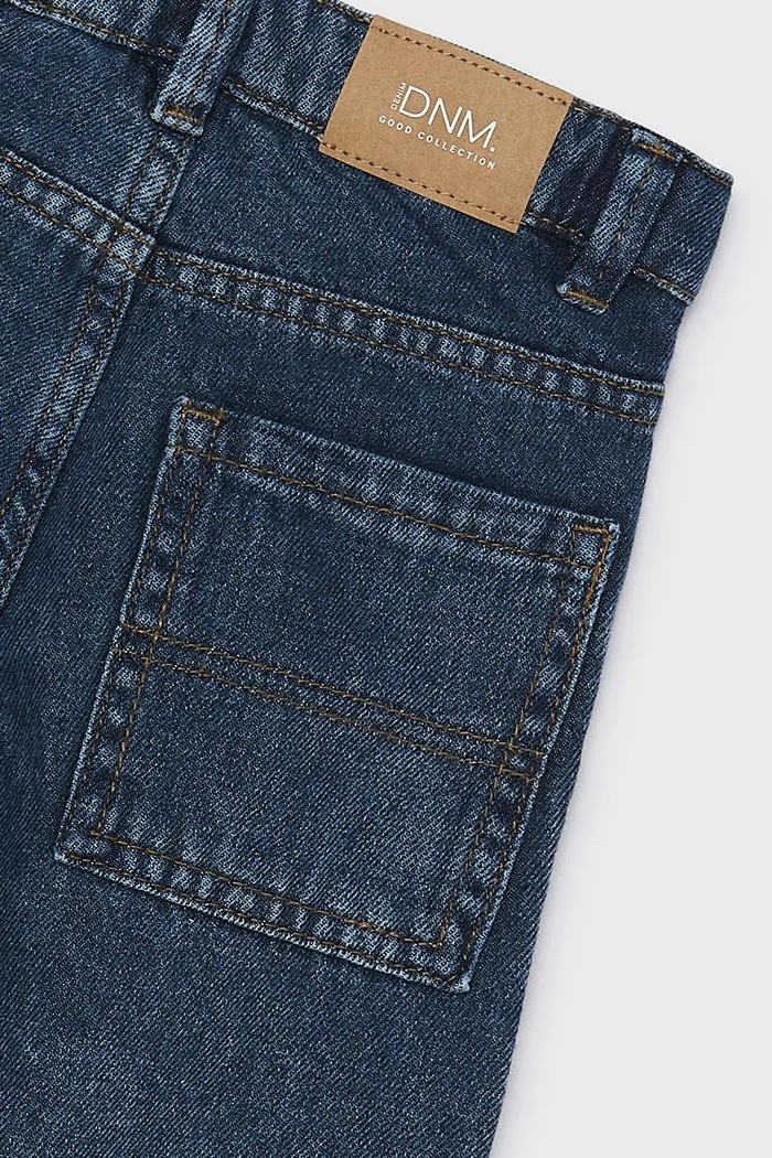Хлопчик Mayoral джинси wide leg дитячі denim wide fit 4513.5G.Mini.9BY2 блакитний