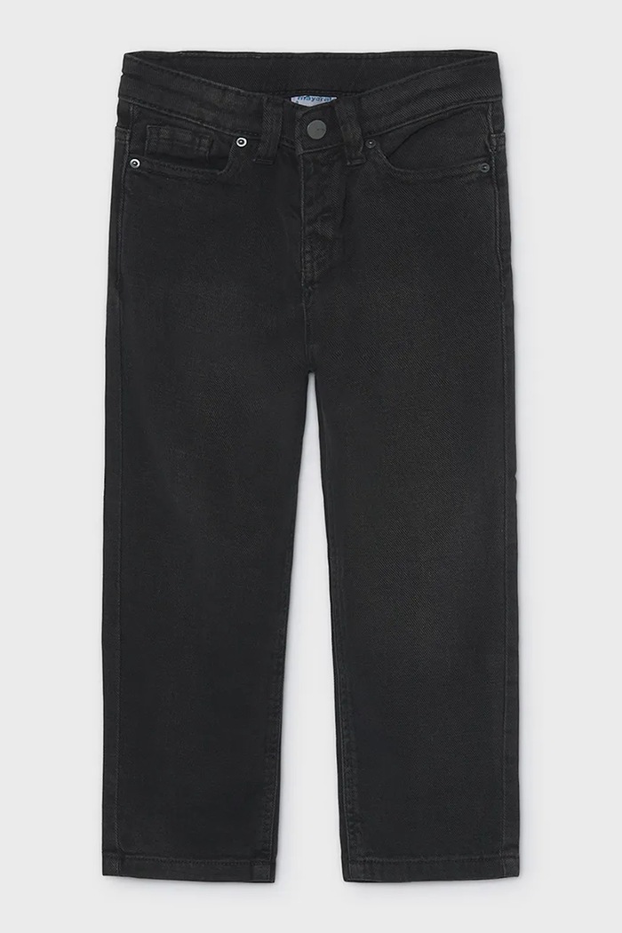Mayoral Wide leg traperice za djecu denim wide fit crna 4513.5G.Mini.9BY2