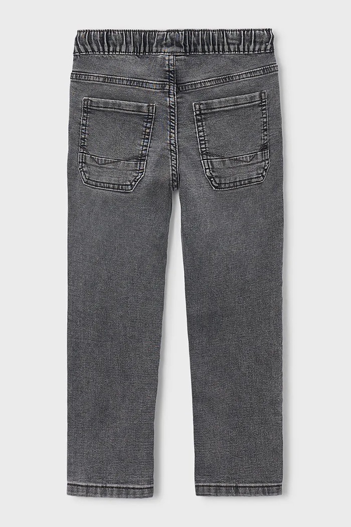 Момче Mayoral Дънки за деца soft denim jogger 4503.5B.Mini.9BY2 сив