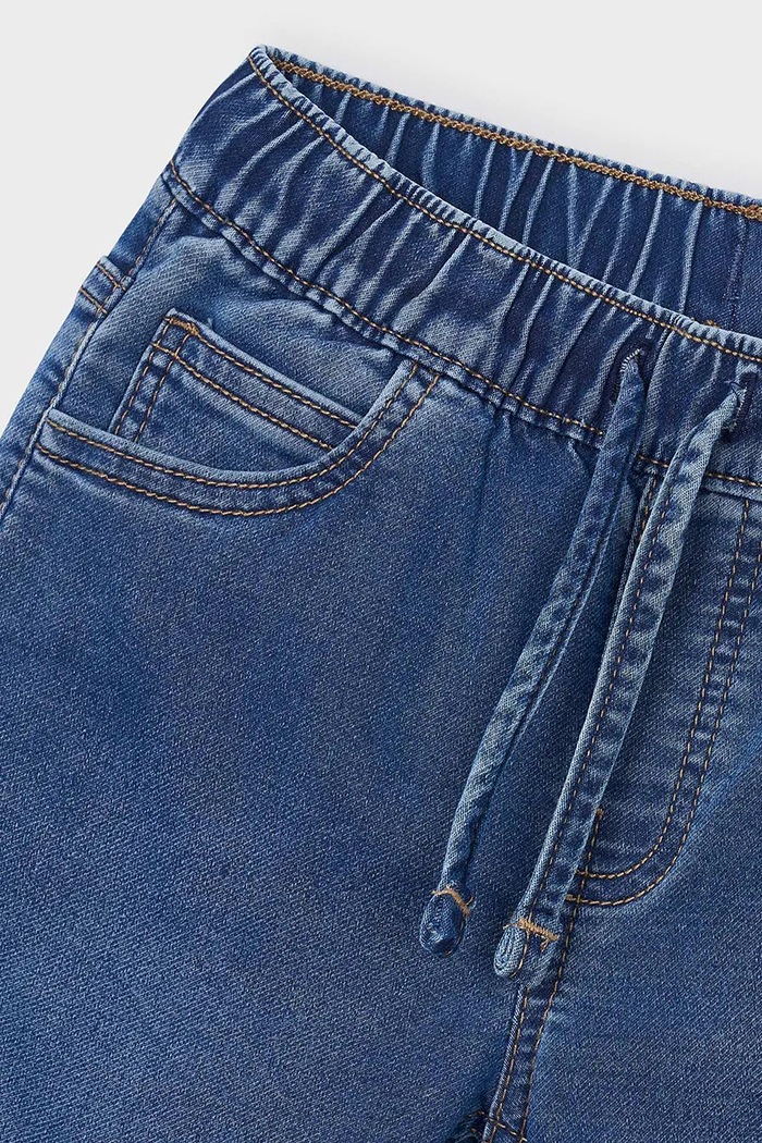 Dečki Mayoral kavbojke otroške soft denim jogger 4503.5B.Mini.9BY2 modra