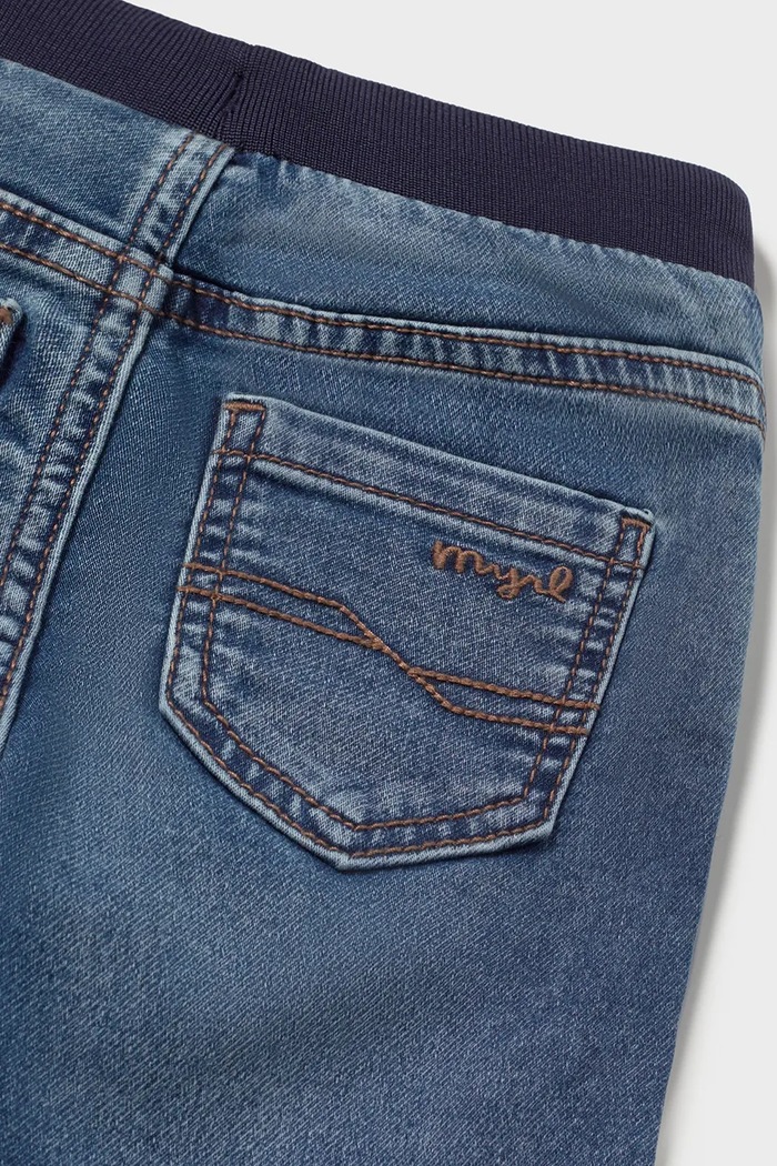 Хлопчик Mayoral джинси jogger дитячі soft denim jogger 2543.3D.Baby.9BY2 блакитний