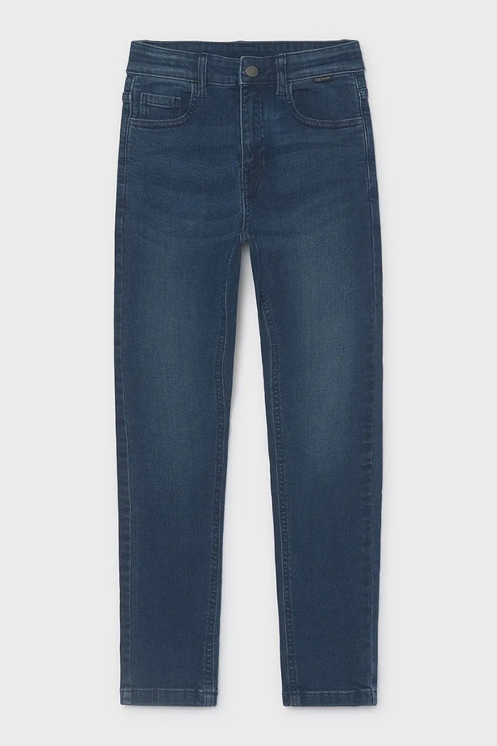 Mayoral Rifle slim fit detské slim fit basic 516.7B.Junior.9BY2 modrá AW26