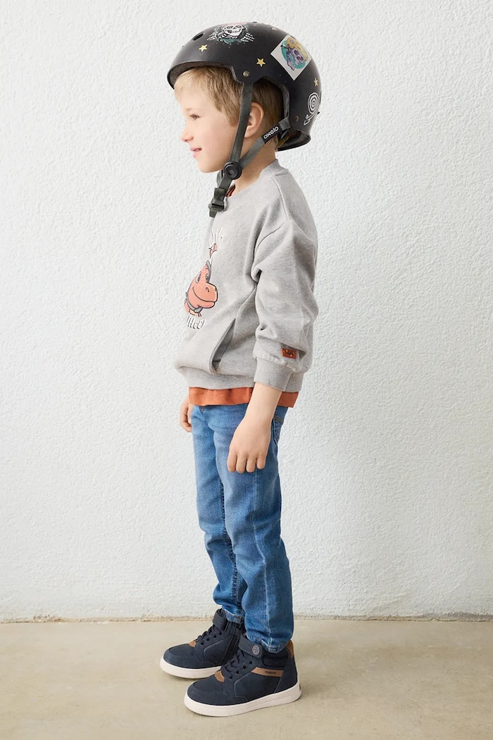 Дънки slim fit за деца slim fit basic Mayoral син 504.5B.Mini.9BY2