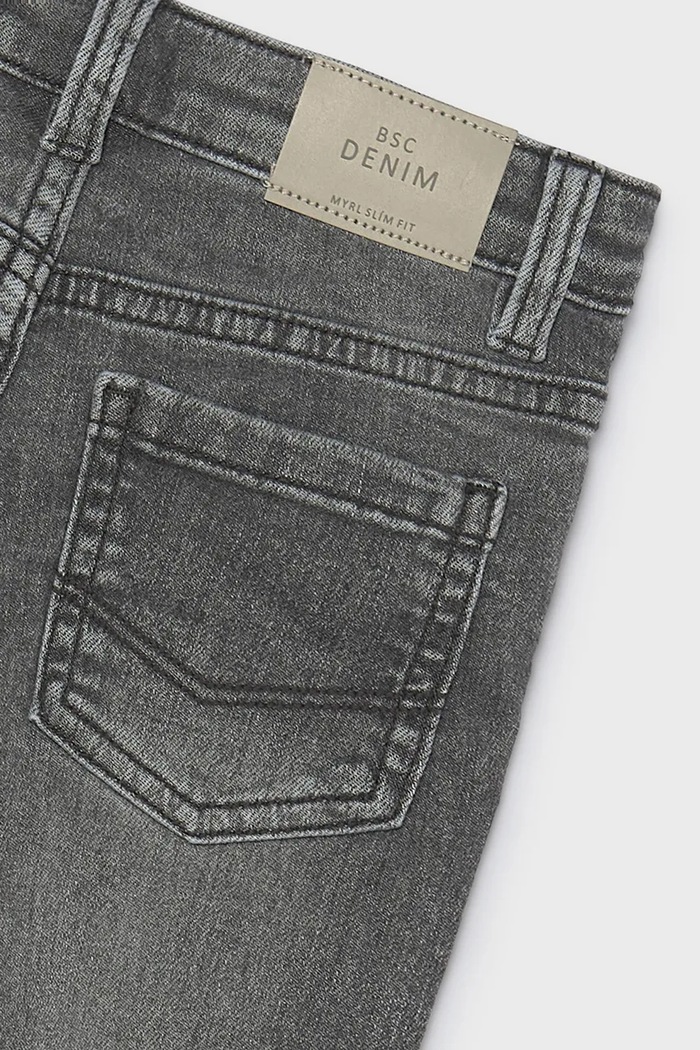 Dječaci Mayoral Slim fit traperice za djecu 504.5B.Mini.9BY2 crna
