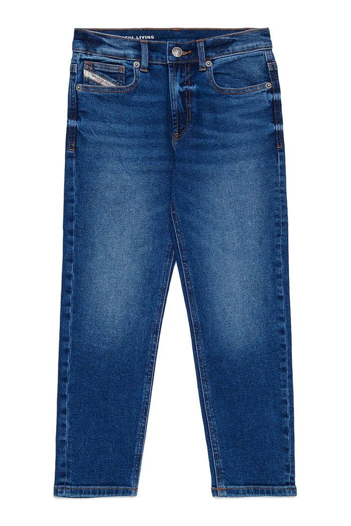 Diesel jeansy straight dziecięce D-LUCAS-J TROUSERS niebieski J00981.KXBU5