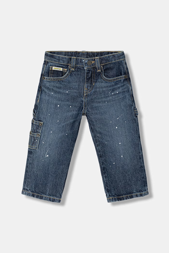 Guess rifle relaxed fit detské GJ X MINIONS modrá N6YAB3.D2273.9BY2