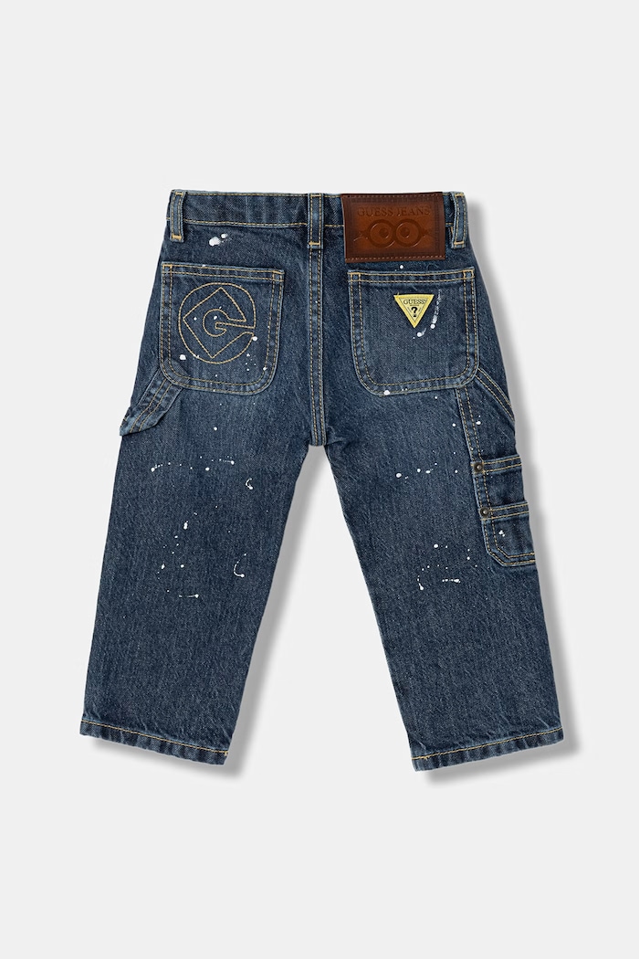Guess rifle relaxed fit detské GJ X MINIONS N6YAB3.D2273.9BY2 modrá AW26