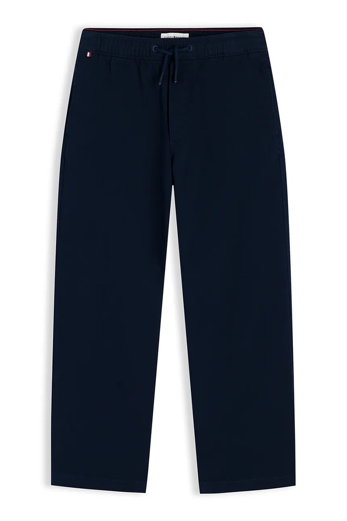 Tommy Hilfiger spodnie baggy dziecięce BAGGY KB0KB10282.128.176.9BY2 granatowy AW26