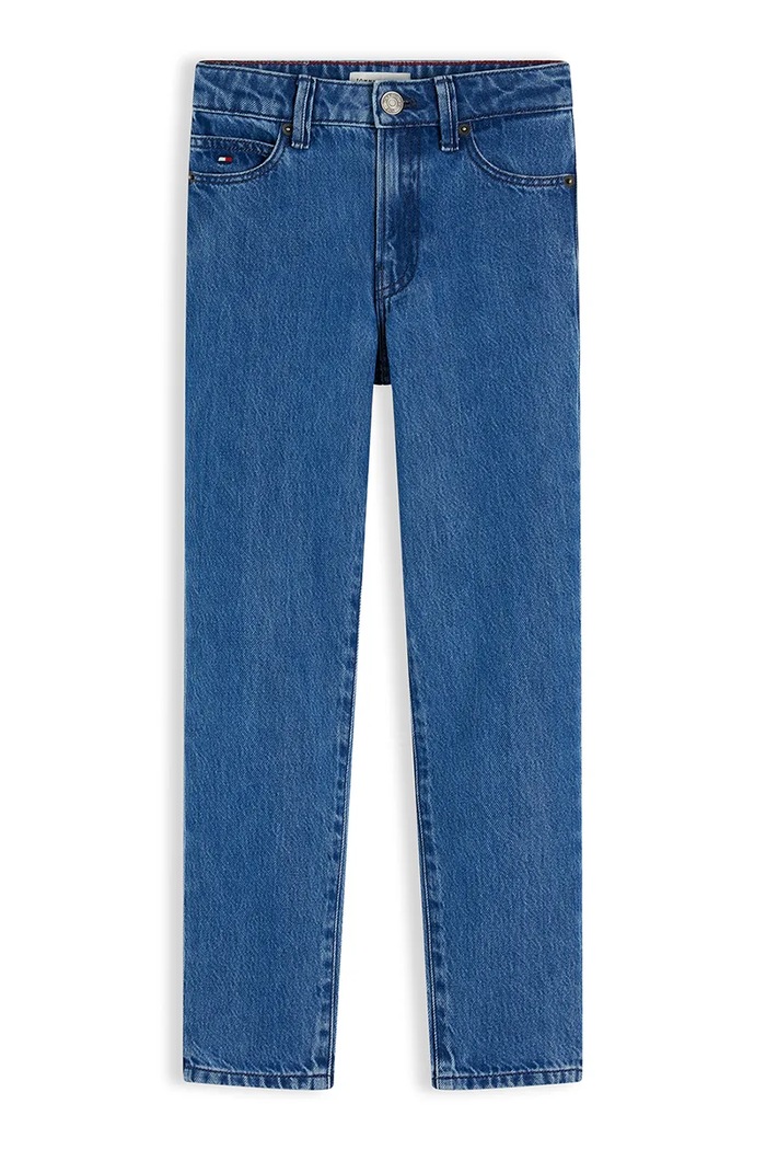 Tommy Hilfiger jeansy straight dziecięce STRAIGHT KB0KB10467.128.176.9BY2 niebieski AW26