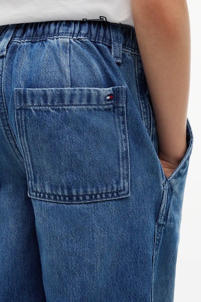 Tommy Hilfiger jeansy dziecięce BAGGY KB0KB10468.128.176.9BY2 niebieski