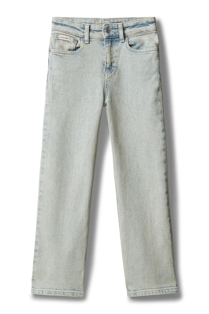 Calvin Klein Jeans jeansy relaxed fit dziecięce SKATER LVCKTJC21B.128.176.9BY2 szary AW26