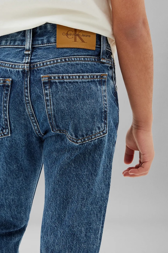 Calvin Klein Jeans jeansy dziecięce DAD LVCKTJC20B.128.176.9BY2 niebieski