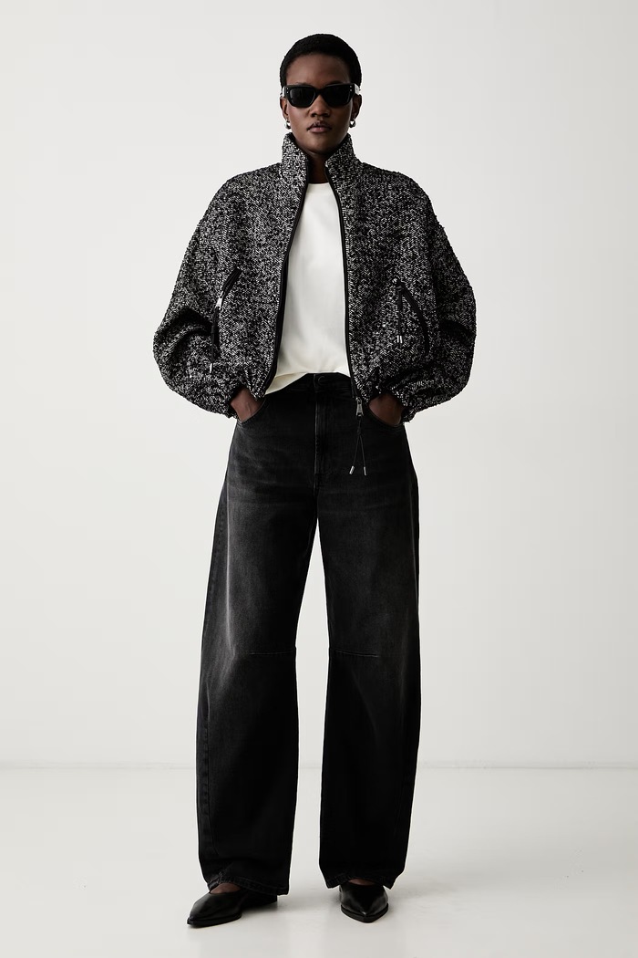 Iceberg jeansy relaxed fit damskie 2BA2.0255 czarny AW26