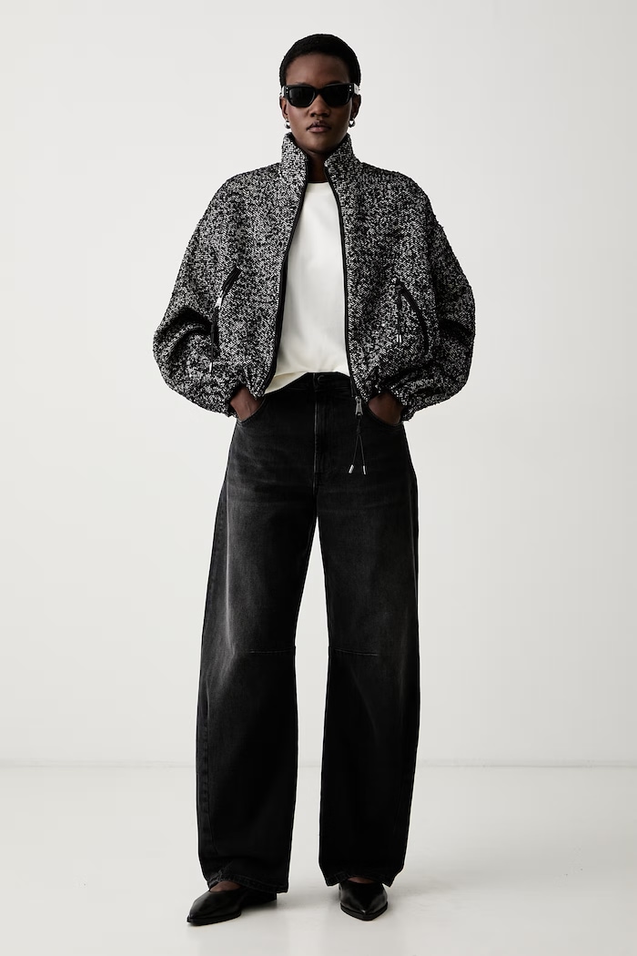 Iceberg jeansy relaxed fit damskie 2BA2.0255 czarny AW26