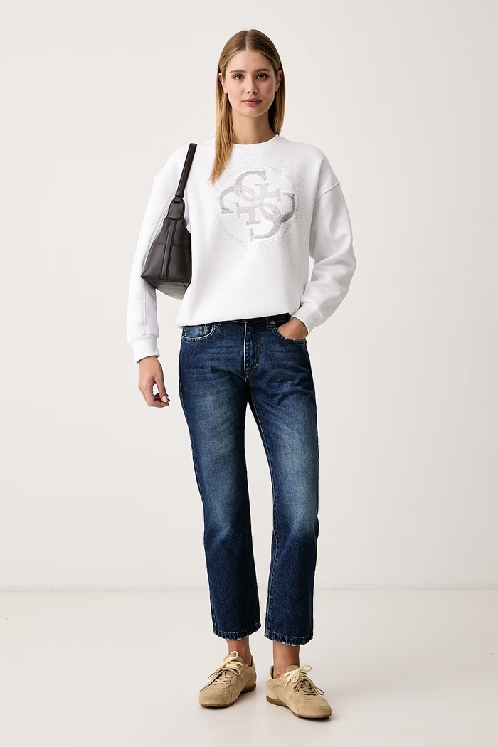 Haveone Jeansy damskie PGZ.R082 niebieski AW26