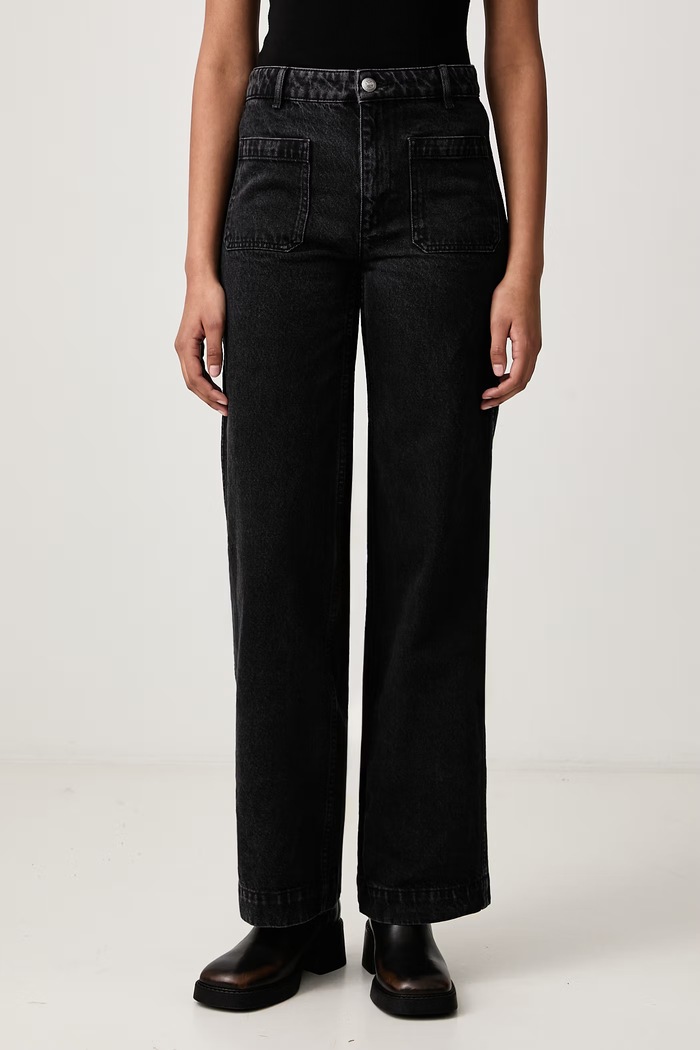 A.P.C. VICTORIA jeansy relaxed fit damskie niebieski COHDK.F09250