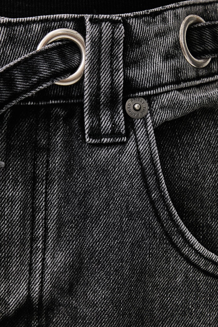 Jeansy relaxed fit damskie The Ragged Priest RPAW261012DN szary