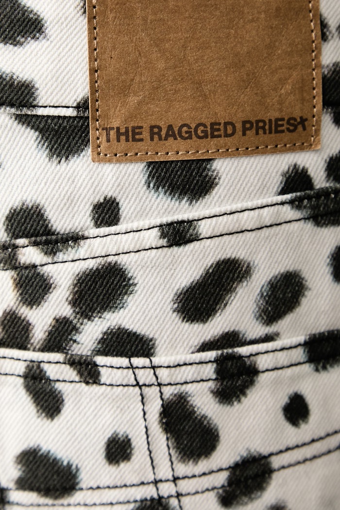 Jeansy relaxed fit damskie The Ragged Priest RPAW261011DN czarny