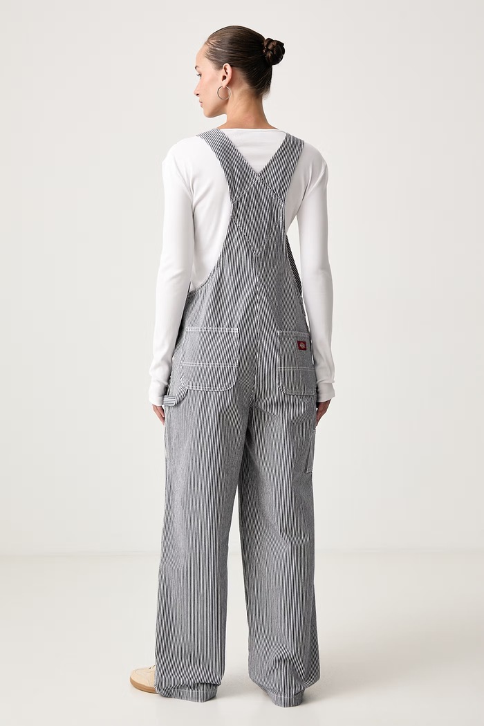 Odzież Dickies Ogrodniczki bawełniane damskie DK0A8829RI21 granatowy