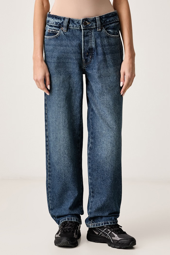 Dickies Jeansy relaxed fit damskie niebieski DK0A88NKL891