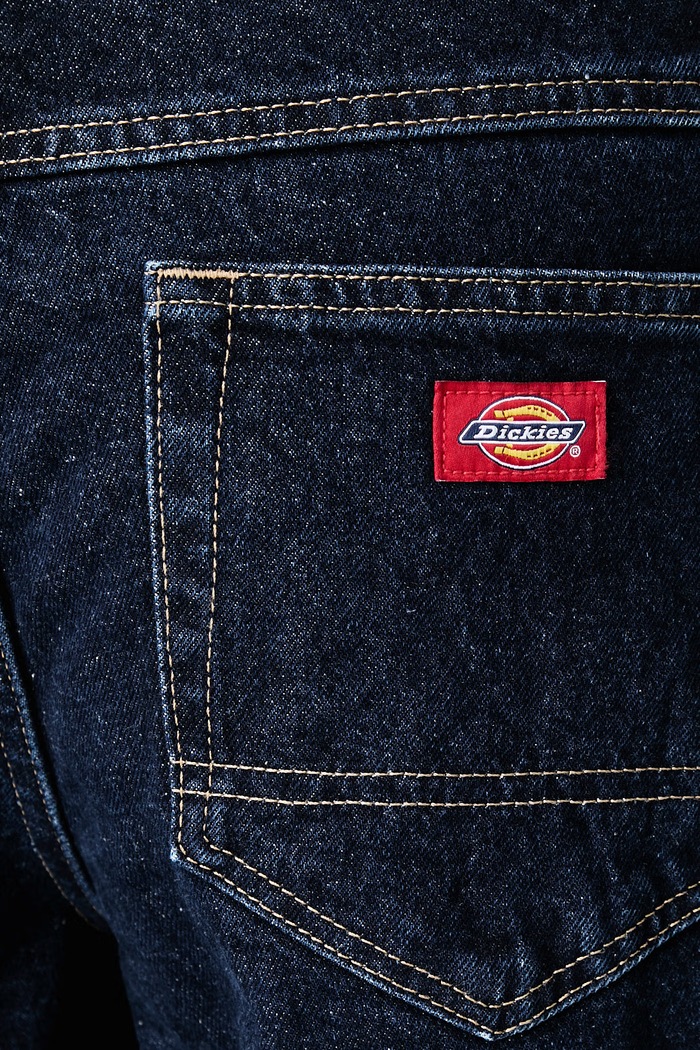 Jeansy relaxed fit damskie Dickies DK0A88NK0DD1 granatowy