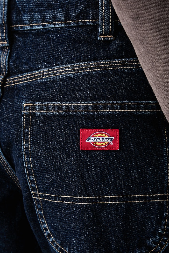 Jeansy loose damskie Dickies DK0A885J0DD1 granatowy