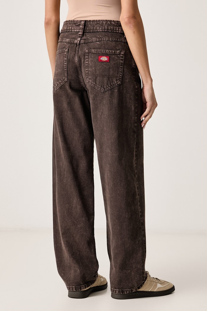 Odzież Dickies Jeansy relaxed fit damskie DK0A88NKDBX1 brązowy
