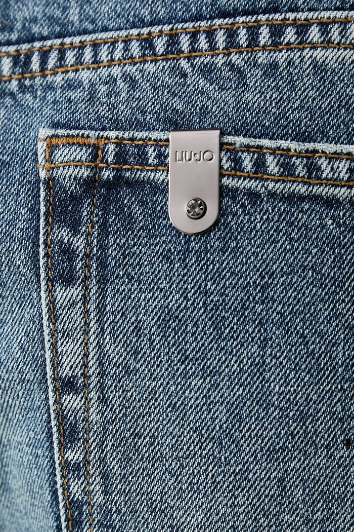 Jeansy balloon damskie Liu Jo UF6213.D4854 niebieski