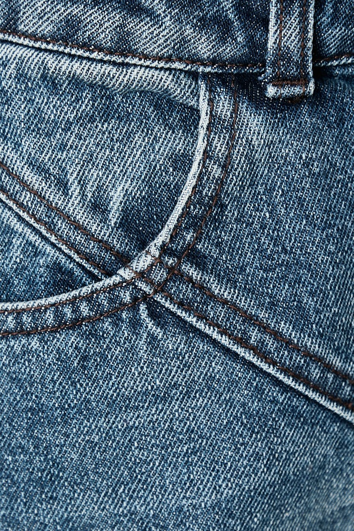 Jeansy straight damskie DEMI JEANS BLEU Le Privé LP00831 niebieski