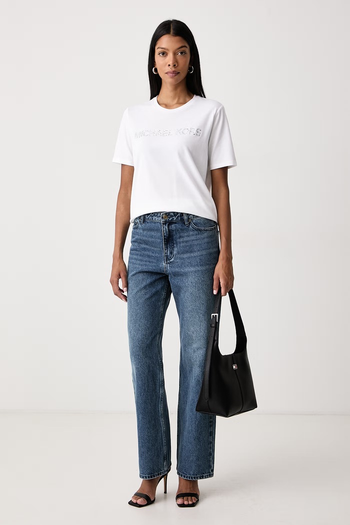 MICHAEL Michael Kors Jeansy regularne damskie MF690AZFAU niebieski AW26